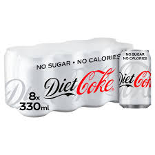 Diet Coke 8 X 330ml Multipacks Iceland Foods