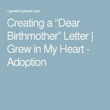 Another not only acknowledged the relationship but also thanked his daughter for reaching out in such a considerate way. 22 Writing A Birth Mother Adoption Letter Ideas Birth Mother Adoption Lettering