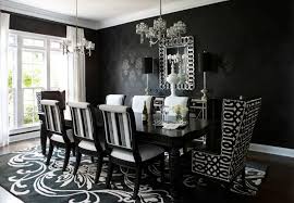 Black And Gray Dining Room Ideas Pin By Katie Stribling On Dining Rooms Black And White Dining Room Dining Room Victorian Luxury Dining Room