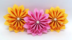 In this video, we learn how to make a paper flower with a simple piece of paper. Diy Paper Flowers Easy Making Tutorial Origami Flower Paper Crafts Ideas Youtube