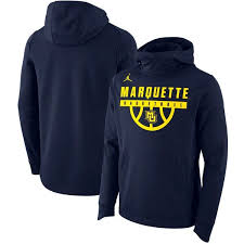 Black And Gold Jordan Hoodie Marquette Golden Eagles Jordan Brand Elite Performance Pullover Hoodie Navy Marquettegoldeneagles Hoodies Pullover Hoodie Black Hoodie