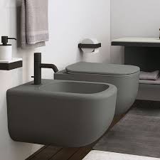 cuvette wc sans bride suspendue era 37x53 cm ceramique couleur cielo cuvette wc cuvette wc suspendu toilette suspendu