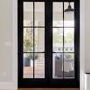See through windows and doors. 1