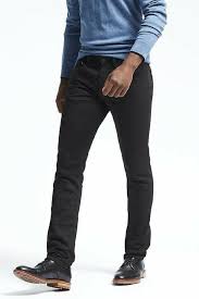 Skinny Black Rinse Jean Banana Republic Our Day In Day Out Denim With A Touch Of Stretch That Moves With You On Sale F Black Jeans Men Black Jeans Mens Jeans