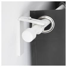 Betydlig Wall Ceiling Bracket White Ikea Curtain Rods White Curtain Rod Curtain Rod Holders