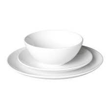 Fargrik 18 Piece Dinnerware Set White Stoneware Ikea Kitchen Ikea Dinnerware Dinnerware White Dinnerware