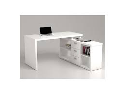 Bureau d'angle design delo (noir). Bureau D Angle Avec Rangements Aldric Iii Blanc Bureau Angle Design De Cabinet Dentaire Bureau