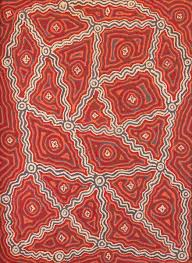 The Jukurrpa Site Shown In This Painting For Ngatijirri Budgerigar Melopsittacus Undulates Is At Yangarnmpi South Of Yue Aboriginal Art Art Australian Art