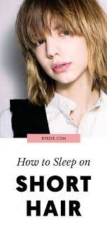 How To Sleep On Short Hair And Not Wake Up With A Hair Flip Fixing Short Hair Medium Short Hair Short Hair Hacks