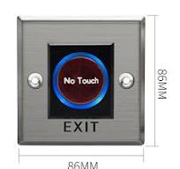 DC12V Touchless IR Door Exit Button No-Touch Exit Button For Door Access  Control