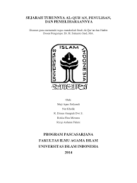 Sejarah singkat turunnya al quran. Makalah Sejarah Turunnya Al Qur An