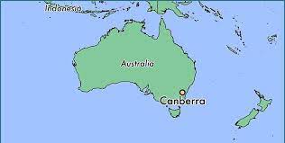 Capital Of Australia On Map Capital Of Australia | Where Is Map