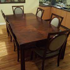 Beautiful Barely Used Large Dining Table That Seats Up To Ten Comfortably With Two Expansion Panels Includes Ten Full Large Dining Table Dining Table Dining