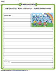 3rd grade writing prompts worksheets
