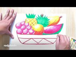 Gubahan hantaran buah buahan dalam bakul seputar buah. Lukisan Buah Buahan Tempatan Dalam Bakul Cikimm Com