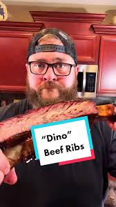 Cooking Dino Beef Ribs