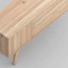 Ein sideboard aus eiche mit schubladen aus weinkisten! Massivholz Sideboard Aetas Space Vitamin Design