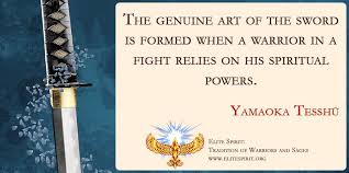 Yamaoka Tesshu Warrior Quotes Spiritual Power Warrior