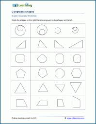 As your child or student progresses in age, they will be introduced to 3d shape formulas that ask them to find the surface area of the shape.our worksheets are designed to introduce 3d shape formulas in an easy to. Congruent Shapes Worksheets K5 Learning