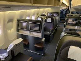 These aircraft have the older ipte first and business class seats up front and nose to tail avod. A Supremely Comfortable Business Class Seat Even At Eight Across Live And Let S Fly