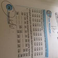 Misalnya, data tinggi badan 40 siswa smp harapan yang diukur sampai sentimeter terdekat adalah sebagai berikut. Berikut Ini Data Hasil Pengukuran Tinggi Badan 40 Siswa Kelas Vi Sd Cermelang Tolong Jawab Soalnya Brainly Co Id