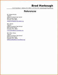 Professional Reference Letter Template Reference Page For Resume Professional Reference Letter Resume References