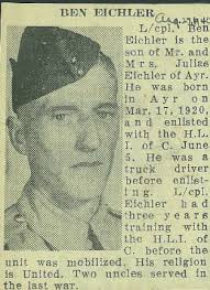 Benjamin William Eichler