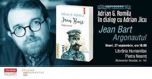 Lansare de carte & sesiune de autografe: Jean Bart. Argonautul de Adrian G.  Romila