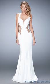 Lafemme Sheer Side Floor Length Sweetheart Gown Mermaid Prom Dresses Prom Dresses Gowns Military Ball Gowns