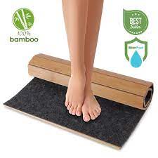 Check out our bathroom rugs selection for the very best in unique or custom, handmade pieces from our bath mats & rugs shops. Serenelife Slfbmt20 Bamboo Floor Rug Bath Mat Waterproof Bathroom Shower Mat Carpet Walmart Com Walmart Com