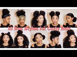 African ladies generally have great opportunities to flaunt off their curly bun hairstyles which make them luckier than others. Natural Hair 10 Bun Styles For Curly Hair Jasmeannnn Youtube