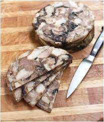 Minced 2 Tbs Coarsely Cracked Peppercorns 1 Cup Black Fungus Whole Woodear Mushrooms Soaked For About 1 2 Hr And Drained Head Cheese Food Vietnamese Recipes