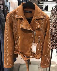 Ladies Zara Faux Suede Jacket Size Xs S M 32 Chest Ebay Jackets Faux Suede Jacket Suede Jacket