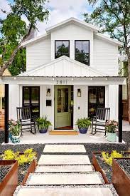 6 Essential Curb Appeal Ideas For Front Porches Modern Farmhouse Exterior White Exterior Houses Dream House Exterior