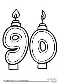 Happy 90th birthday coloring page. Happy 90th Birthday Coloring Pages Dejanato
