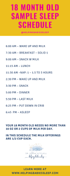 12 to 15 hours a day. 18 Month Old Baby Sleep Schedule Sample Schedule Included