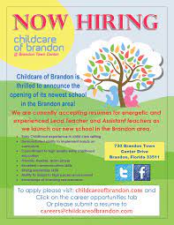 Then you can compare their experience, specific services they offer and what age groups of kids they specialize in caring for. Childcare Careers Childcare Of Brandon