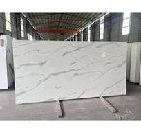 Buy In Bulk White Faux Marble Slab Customizable Size Options ...