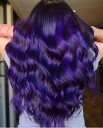 Go for some deep purple balayage highlights on your black hair to create a totally sexy and mysterious hair look. 23 Purple Hair Color Ideas Highlights Ombre And Streaks Hello Bombshell