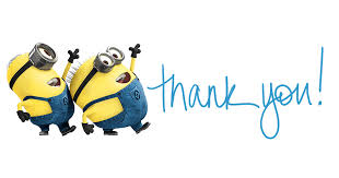 Image result for minion thank you