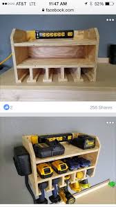 Rechargeable Tool Station Garage Tools Garage Tool Storage Diy Garage Storage
