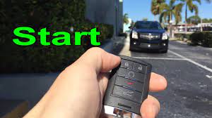 You really do not program a fob, but rather train the vehicle to learn or recognize a new wireless unit. Cadillac Remote Start Srx Or Cts How To Remote Start Engine Caddy 2008 2013 Youtube