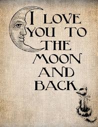 Antique Love Child Moon Quote Script By Antiquegraphique On Etsy 1 00 Moon Quotes Quotes Daughter Quotes