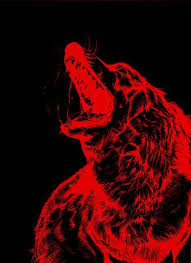 Red Wolf Dark Aesthetic Red Aesthetic Dark Art