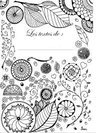 Page De Garde De Cahier Couvertures De Cahier Cahier De Coloriage Cahier De Dessin