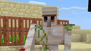 Iron golems are created by placing four iron blocks in a t shape (as shown in the image), and then placing a carved pumpkin, jack o'lantern or pumpkin ‌  be only on top of the center upper block. How To Make An Iron Golem In Minecraft To Defend Against Enemies