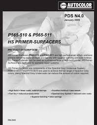 Get 3 for the price of 2. Pds N4 0 P565 510 P565 511 Hs Primer Surfacers Baps