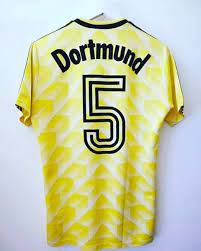 Retrofootballshirtsuk On Instagram And The Back There Is Kits And Their S Borussia Dortmund 1988 One Of Vintage Football Shirts Dortmund Football Design
