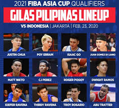 Magnolia hotshot updated roster l magnolia lineup 2021 l pba latest update. Gilas Pilipinas Final 12 Against Indonesia In Fiba Asia 2021 Qualifiers Attracttour