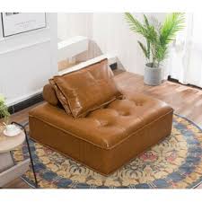 Oversized chair and ottoman furniture leather dining room chairs living room chairs black living stephen hemp french country wing back chair with ottoman. Faux Leather Oversized Accent Chairs You Ll Love In 2021 Wayfair